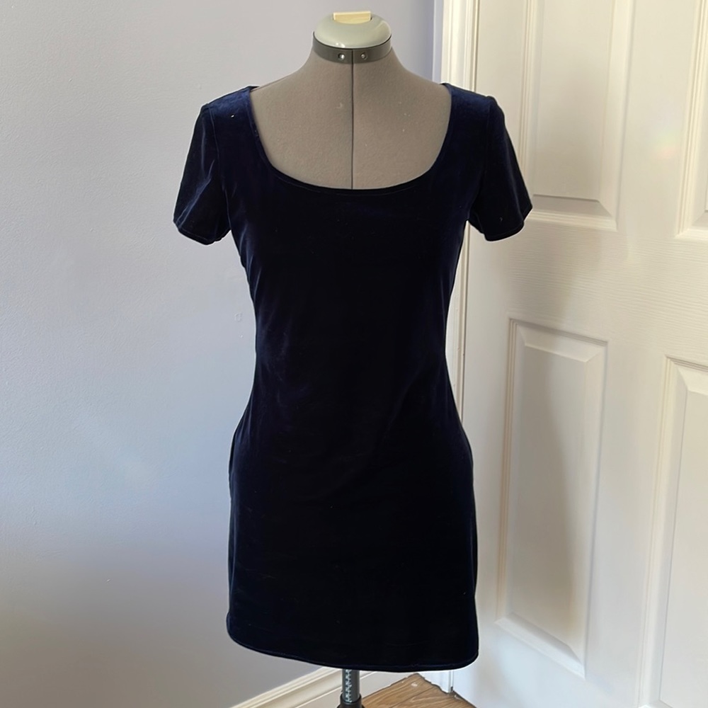 Velvet mini dress